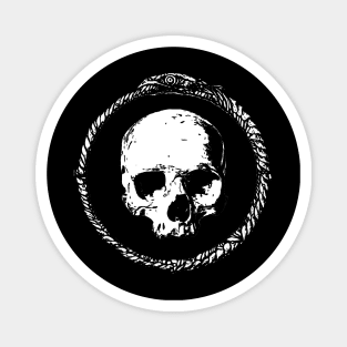 Skull Ouroboros Magnet